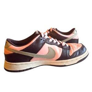 Nike 2003 Dunk Low Pro Mahogany Storm Pink Ivory Unstussy Reverse Stussy W sz 8